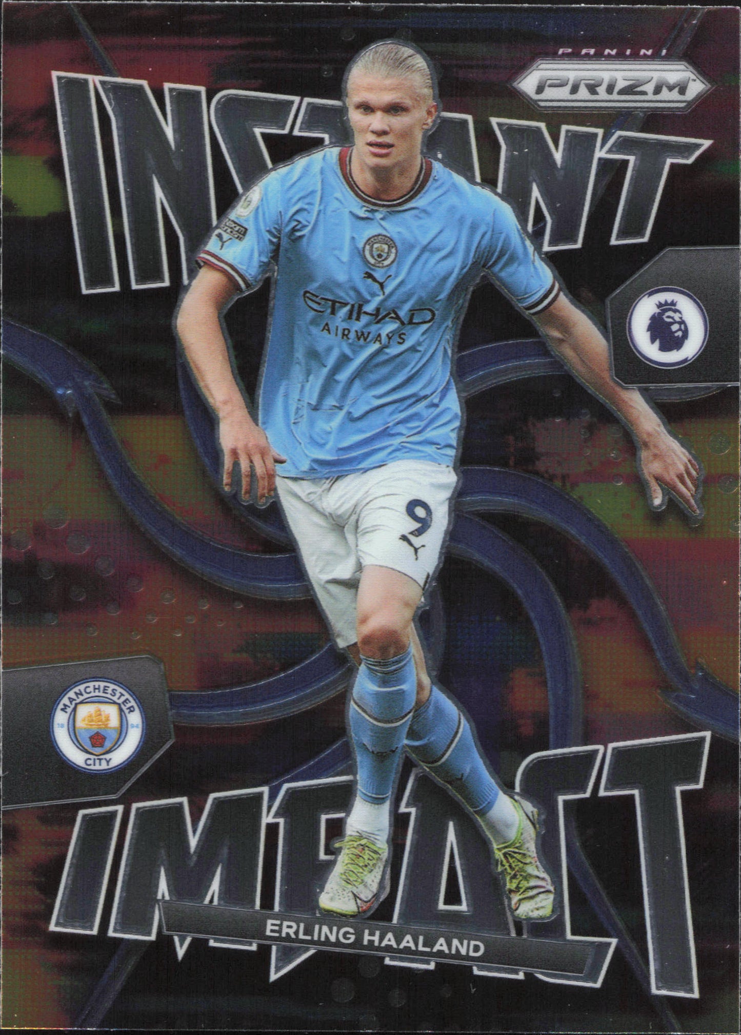 Erling Haaland Instant Impact Panini Prizm EPL