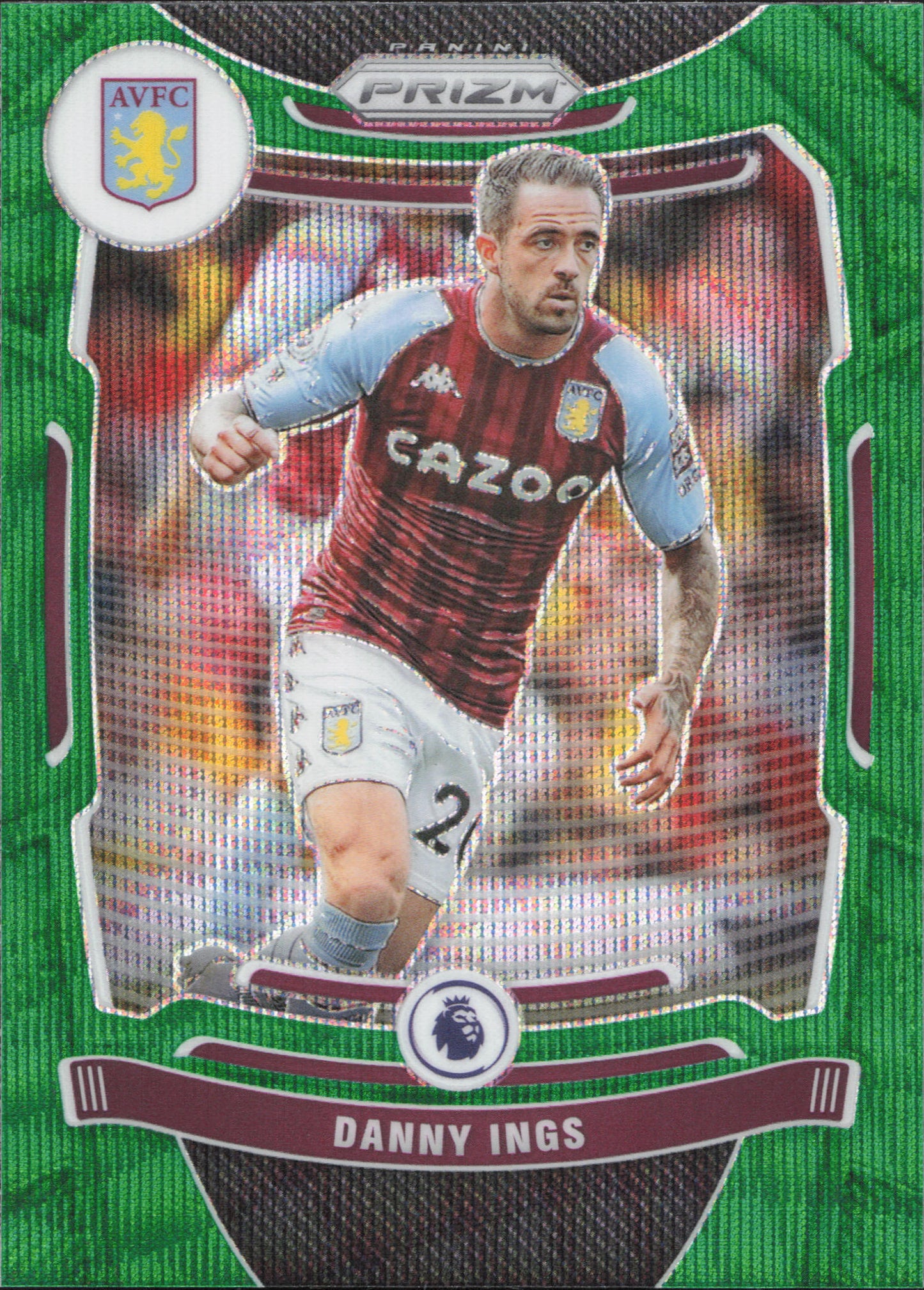 Danny Ings Green Wave Panini Prizm EPL