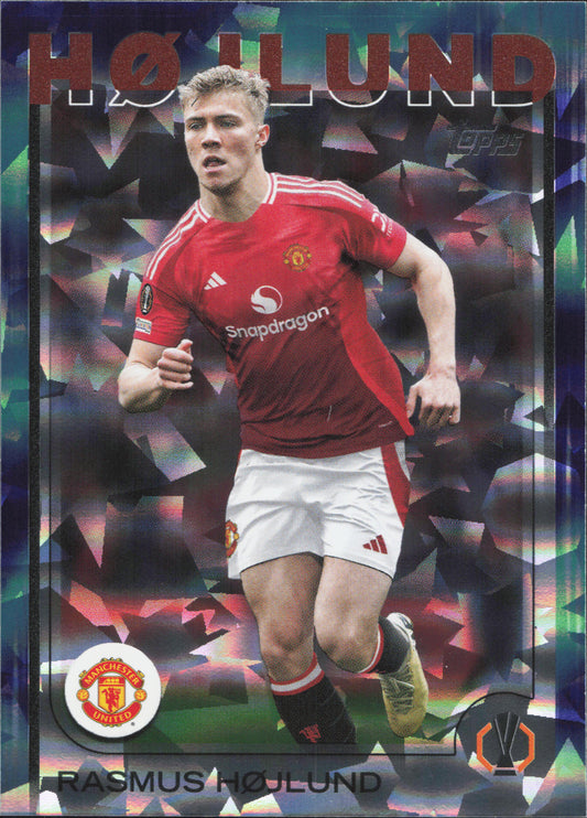 Rasmus Hojlund Northern Lights Topps Flagship