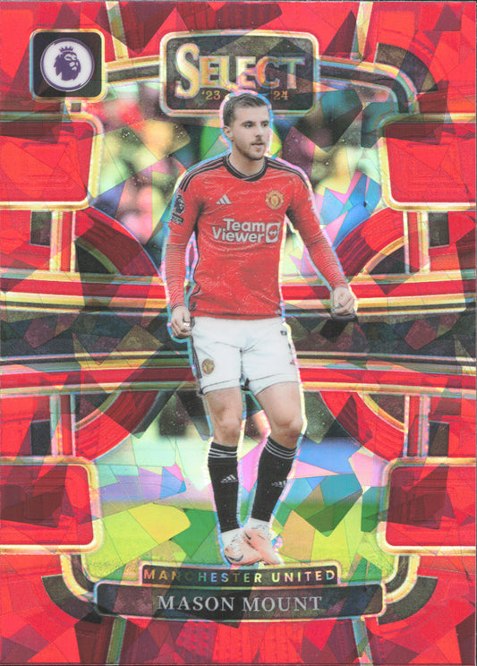 Mason Mount Red Cracked Ice Panini Select EPL