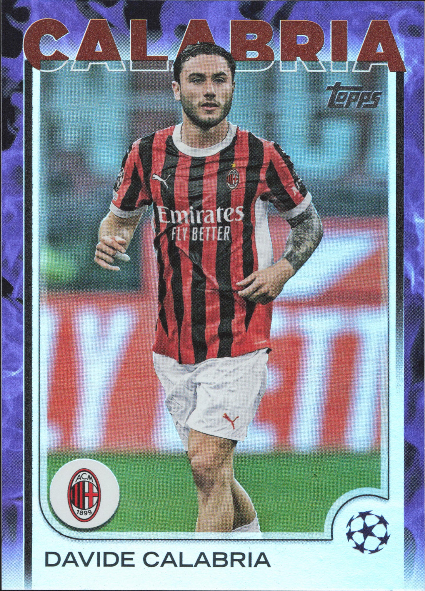 Davide Calabria Numbered /299 Topps Flagship