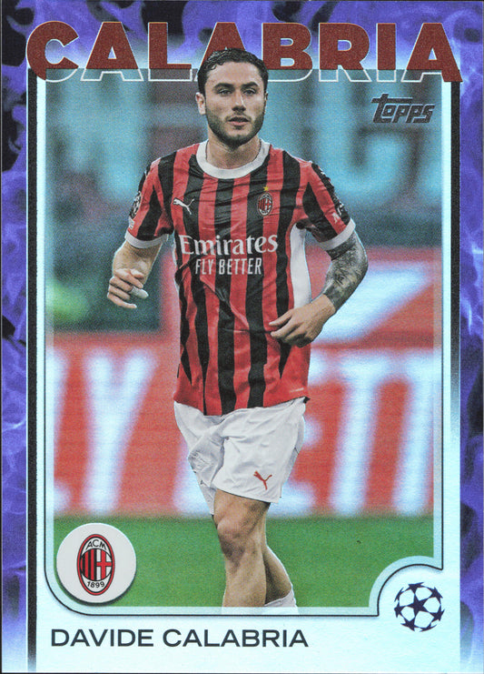 Davide Calabria Numbered /299 Topps Flagship