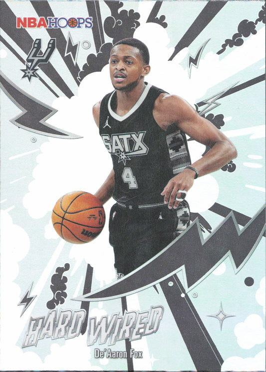 De'Aaron Fox Hard Wired Topps NBA Hoops