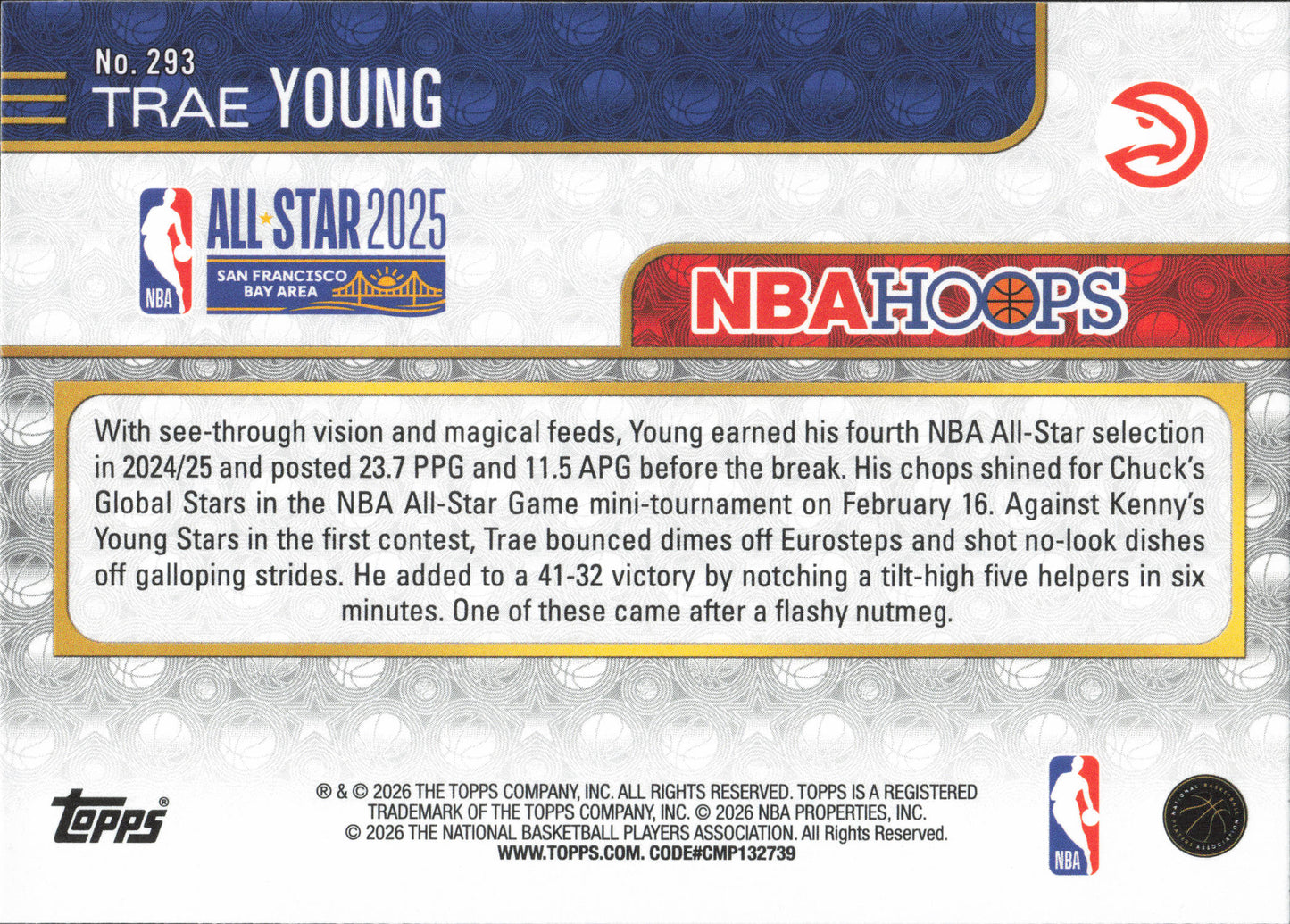Trae Young All-Stars Topps NBA Hoops