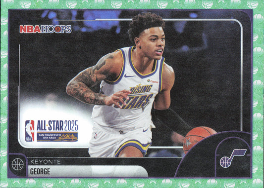 Keyonte George Green Parallel All-Stars Topps NBA Hoops