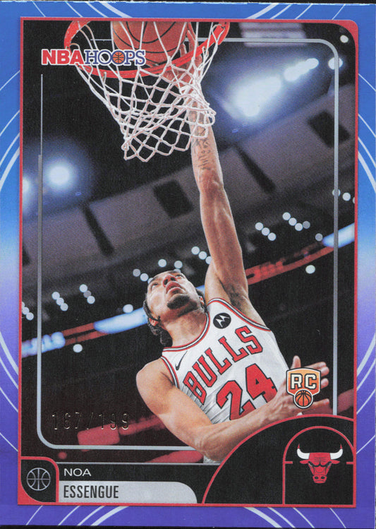 Noa Essengue Rookie Numbered /199 Topps NBA Hoops