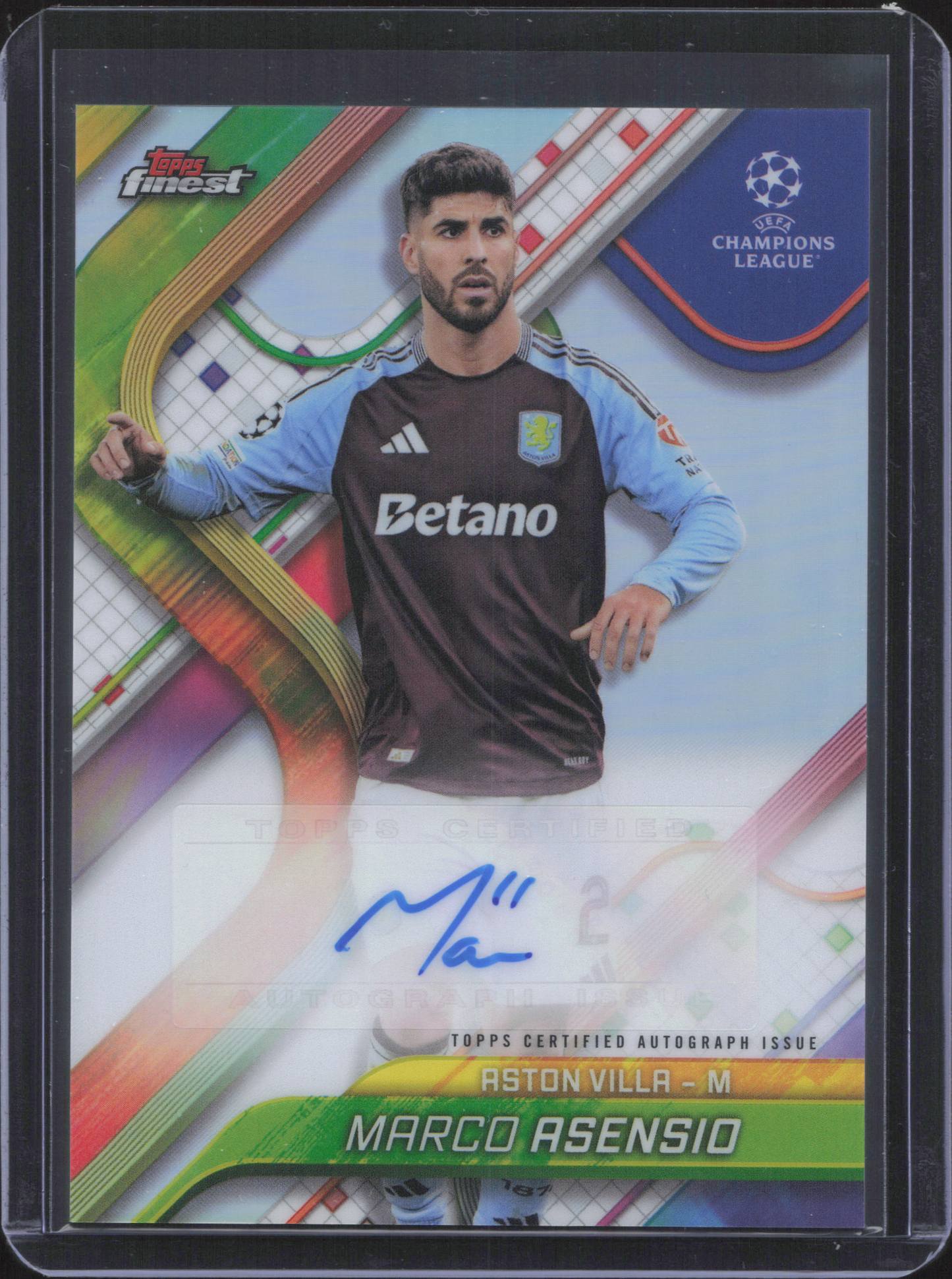 Marco Asensio Autograph Topps Finest