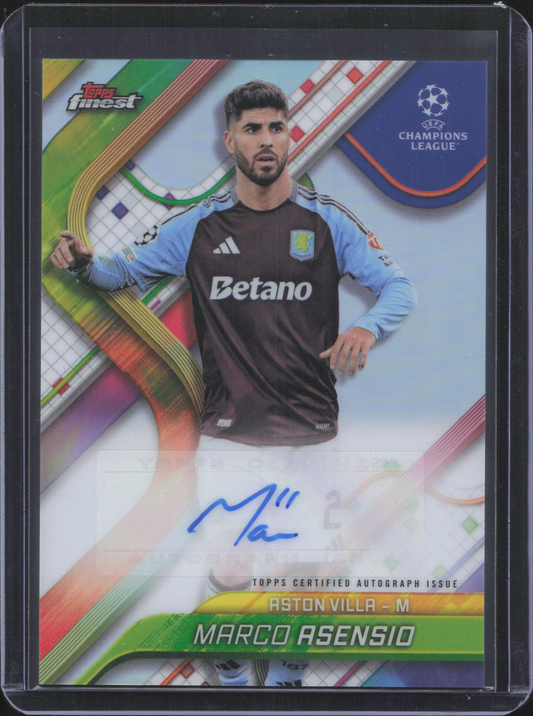 Marco Asensio Autograph Topps Finest