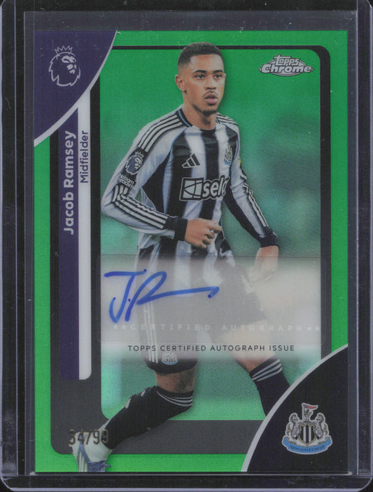 Jacob Ramsey Autograph Numbered /99 Topps Chrome EPL