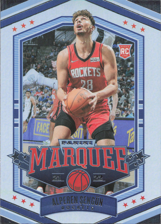 Alperen Sengun Rookie Marquee Panini Chronicles