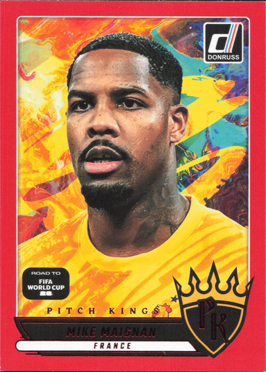 Mike Maignan Pitch Kings Red Parallel Panini Donruss World Cup