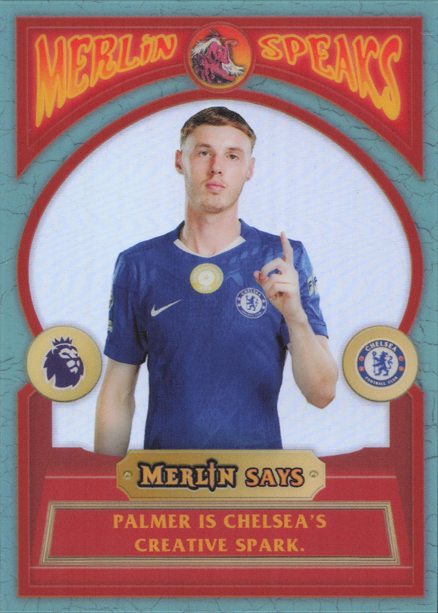 Cole Palmer Merlin Speaks Topps Merlin EPL