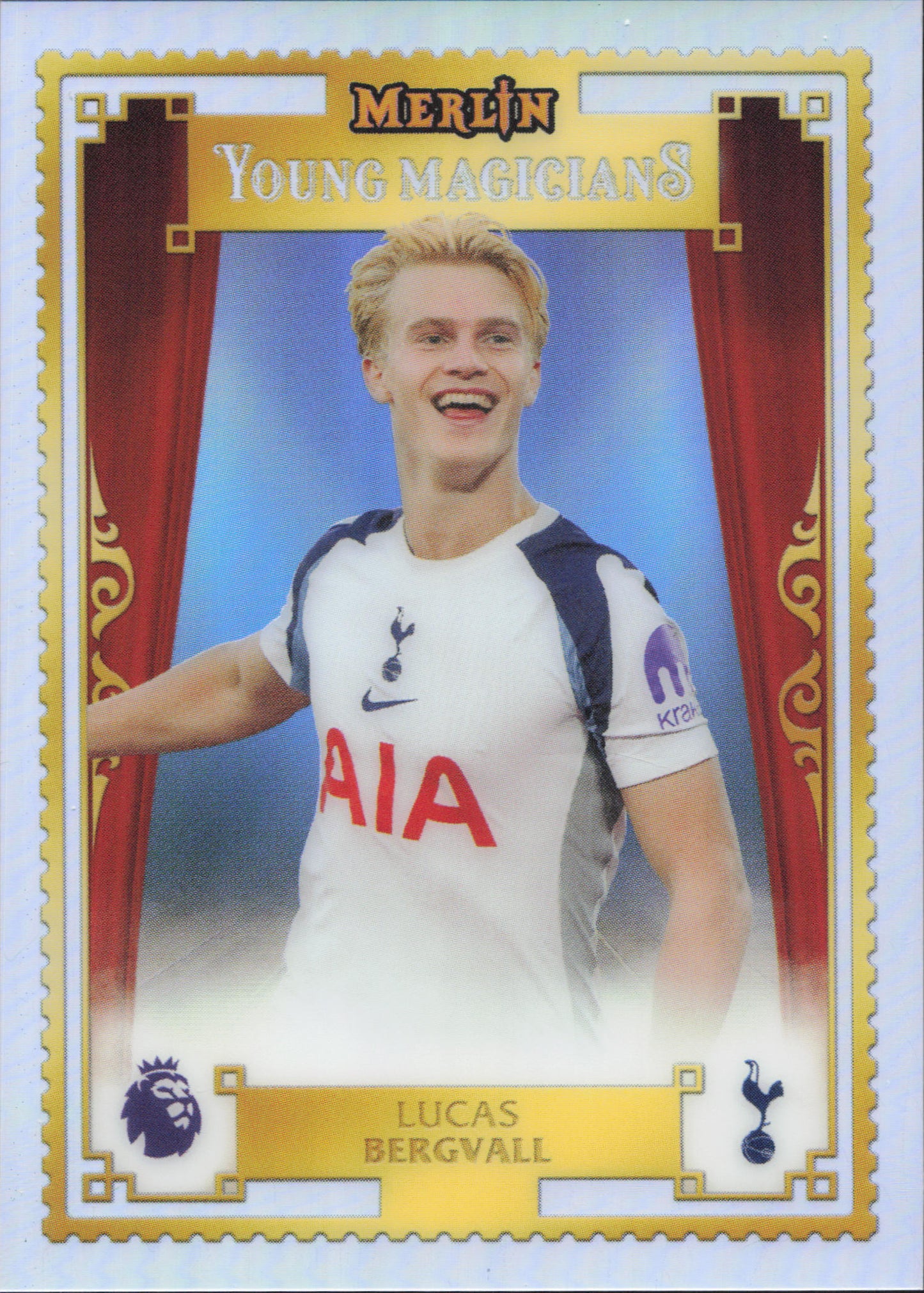 Lucas Bergvall Young Magicians Topps Merlin EPL