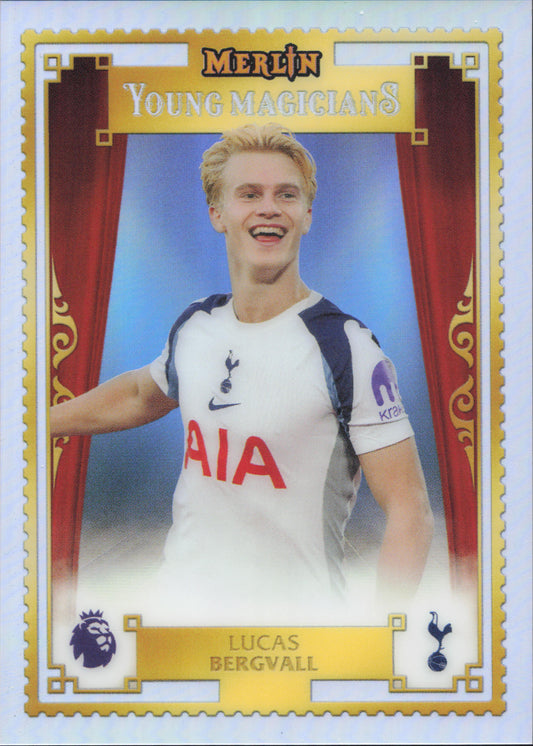 Lucas Bergvall Young Magicians Topps Merlin EPL