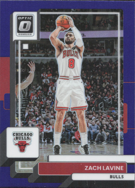 Zach Lavine Purple Parallel Panini Donruss Optic
