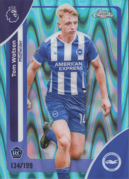 Tom Watson Rookie Numbered /199 Topps Chrome EPL