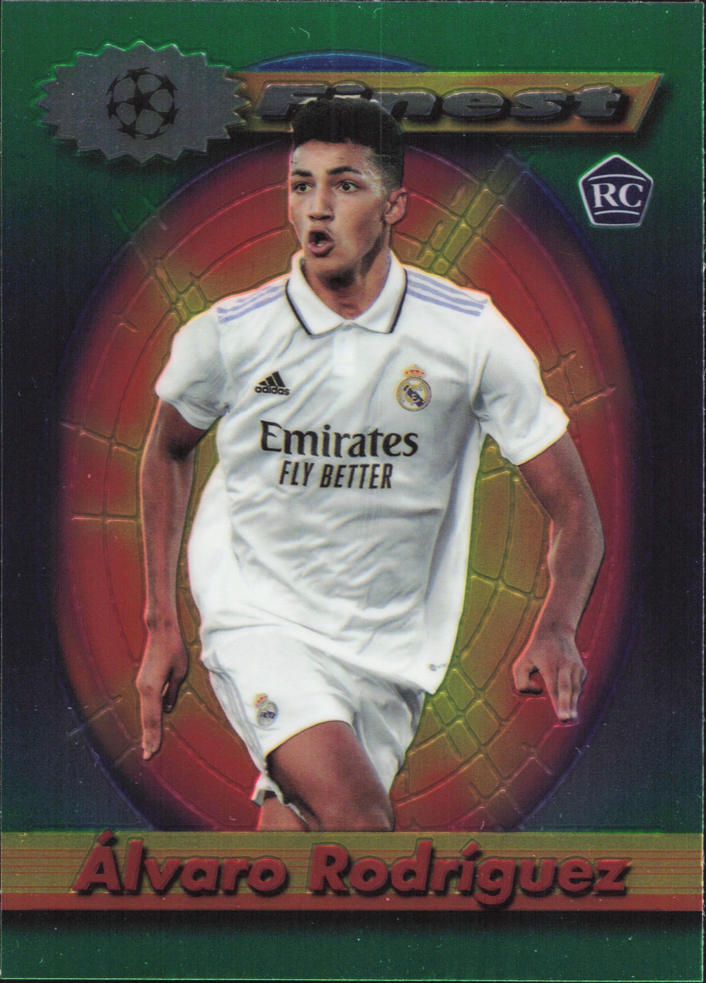 Alvaro Rodriguez Rookie Topps Finest Flashbacks