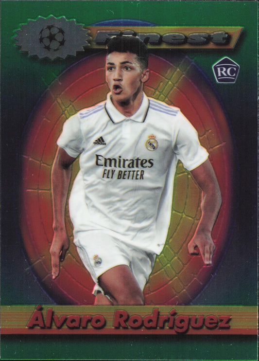 Alvaro Rodriguez Rookie Topps Finest Flashbacks