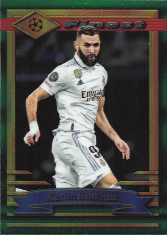 Karim Benzema Topps Finest Flashbacks Base