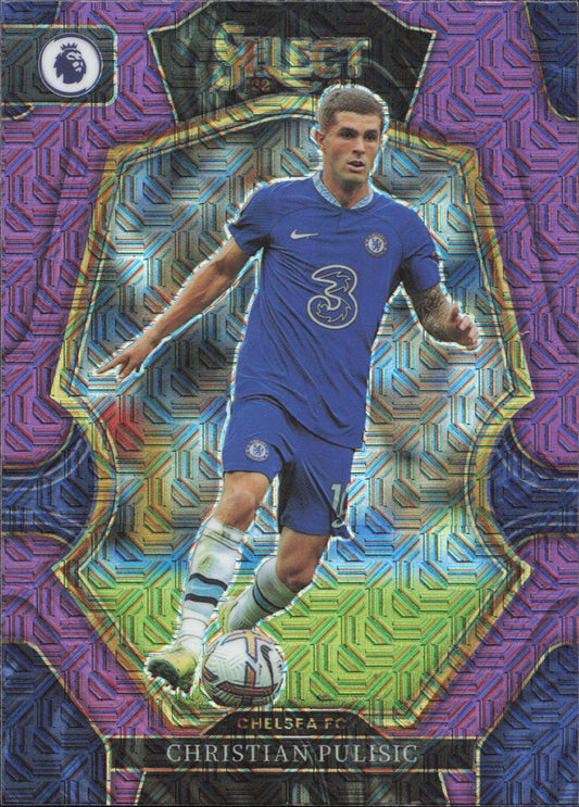 Christian Pulisic Purple Mojo Panini Select EPL