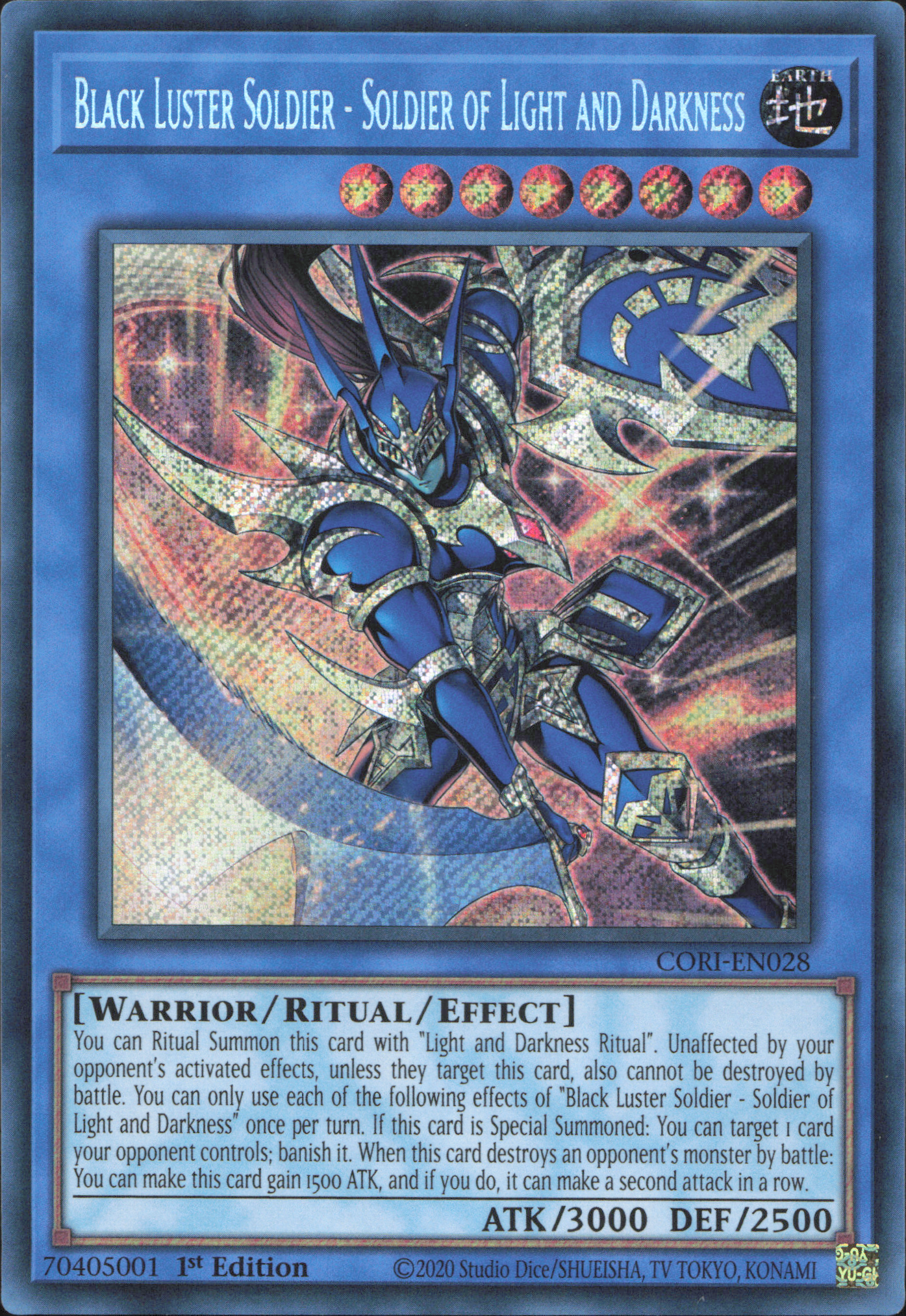Black Luster Soldier - Soldier of Light and Darkness (V.1 - Secret Rare)