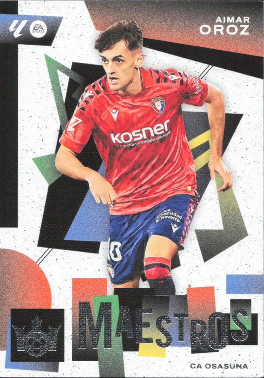 Aimar Oroz Maestros Panini Pitch Kings La Liga