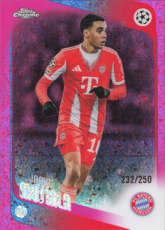 Jamal Musiala Numbered /250 Topps Chrome UCC