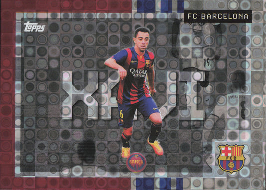 Xavi Disco Parallel Topps Team Set Barcelona