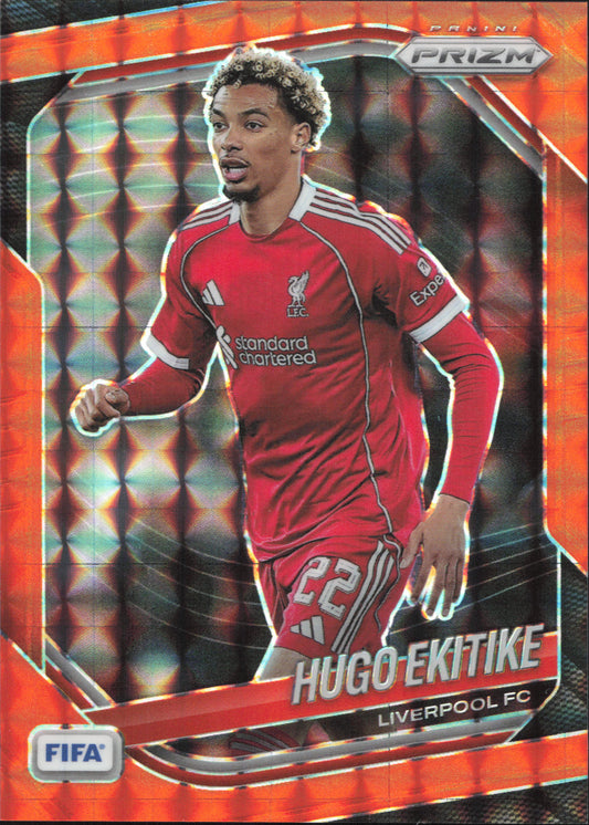 Hugo Ekitike Numbered /299 Panini Prizm FIFA