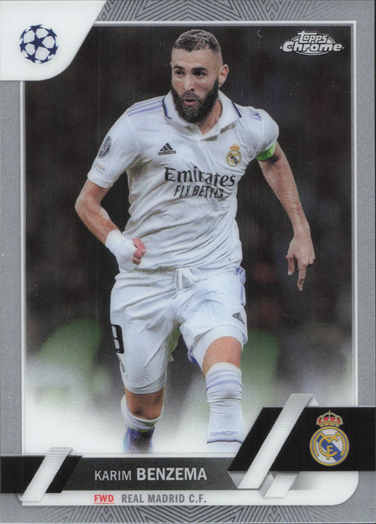 Karim Benzema Base Topps Chrome UCC