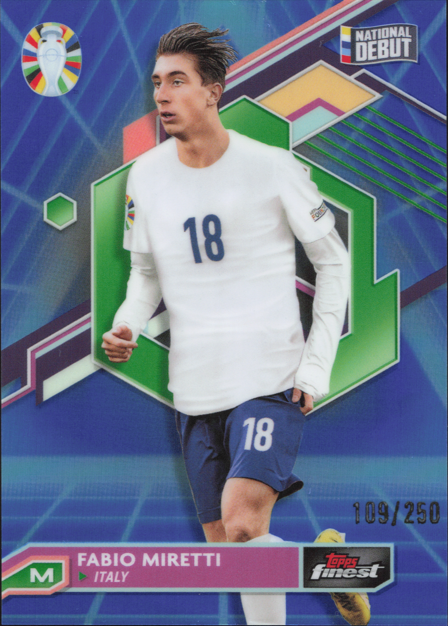 Fabio Miretti Numbered /250 Topps Finest