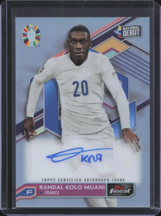 Randal Kolo Muani Autograph Topps Finest