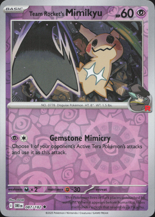 Team Rocket's Mimikyu (DRI 087)
