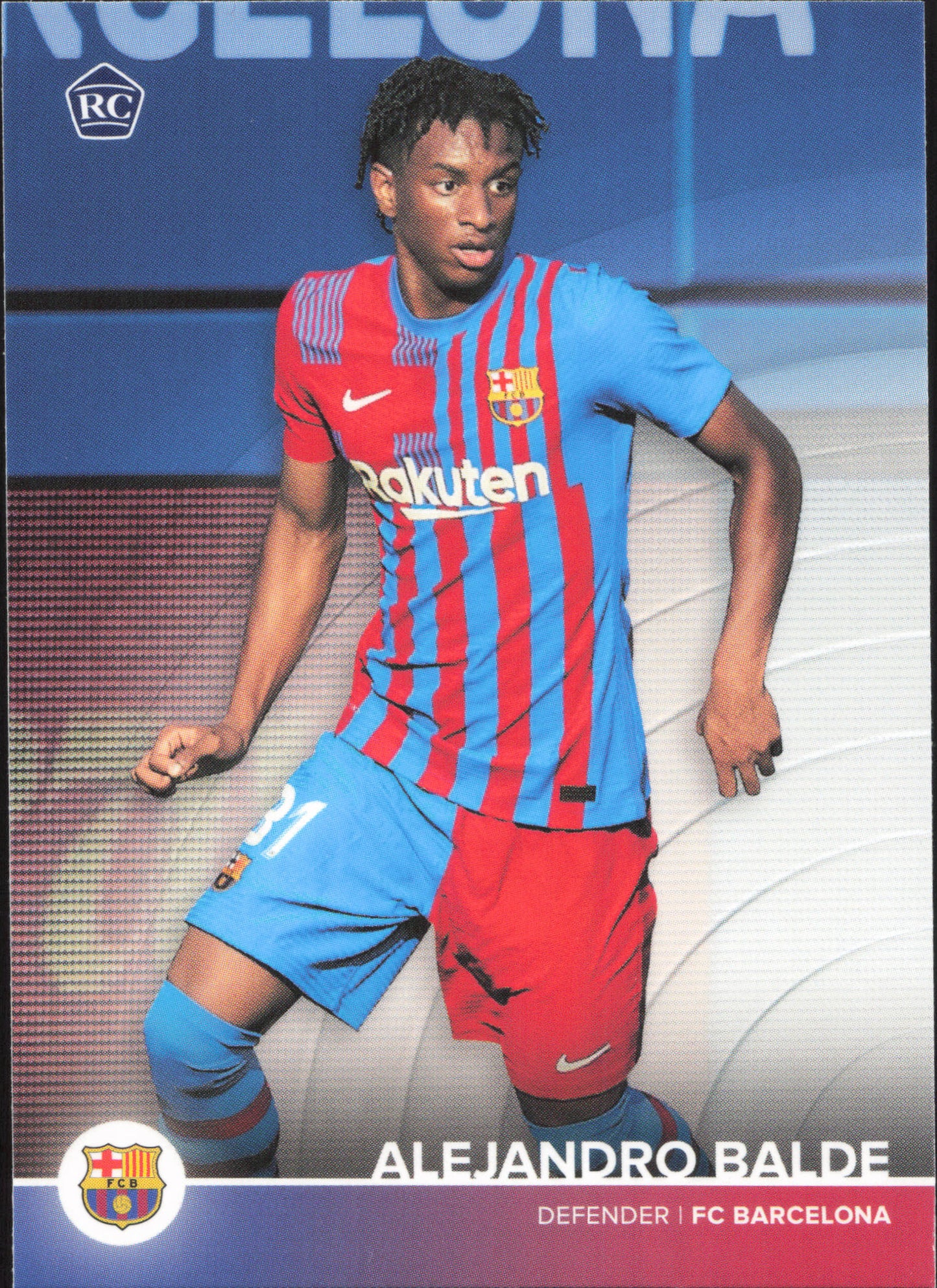 Alejandro Balde Rookie Topps Barcelona Team Set