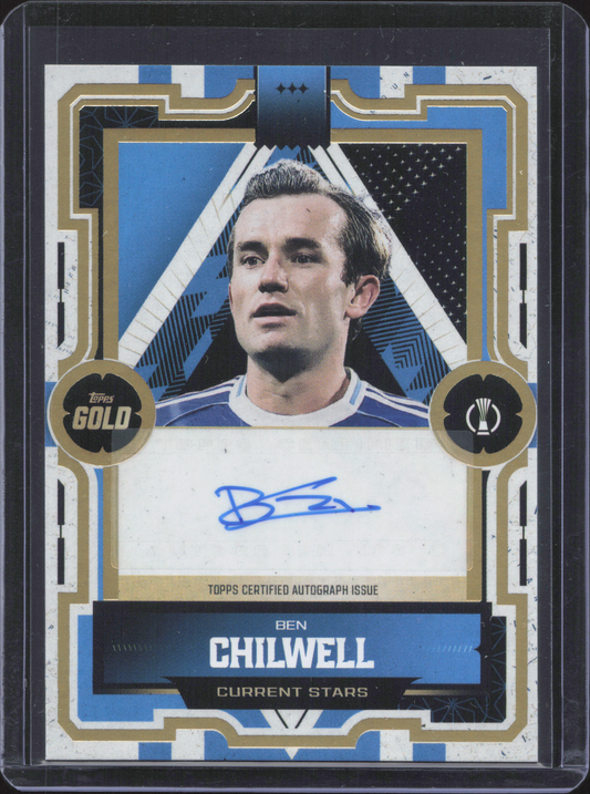 Ben Chilwell Autograph Topps Gold