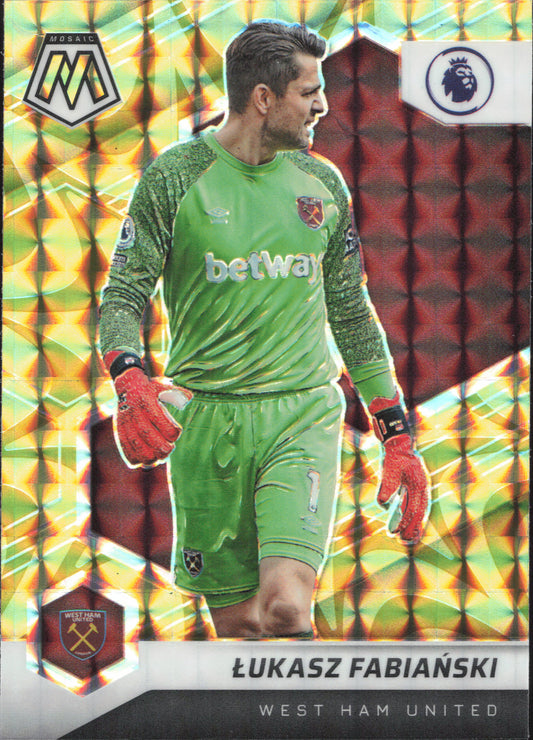 Lukasz Fabianski Gold Panini Mosaic EPL