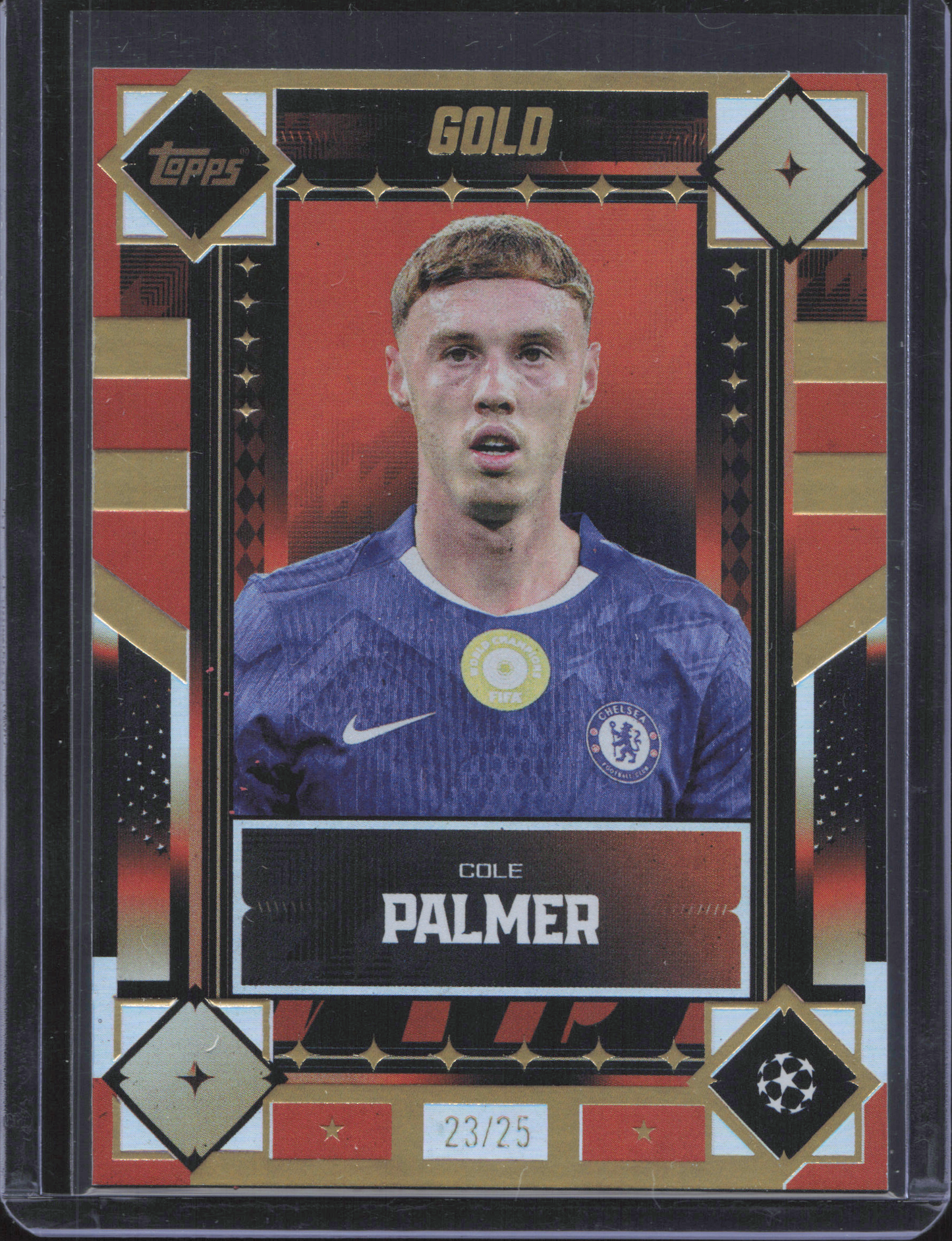 Cole Palmer Numbered /25 Topps Gold