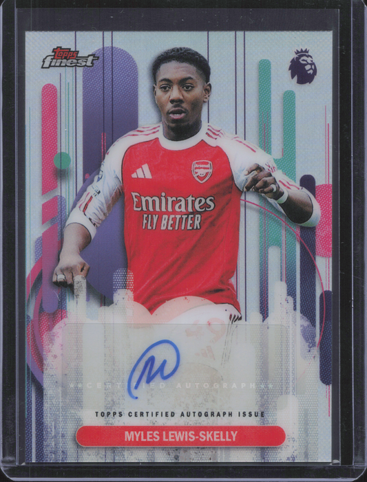 Myles Lewis-Skelly Autograph Topps Finest
