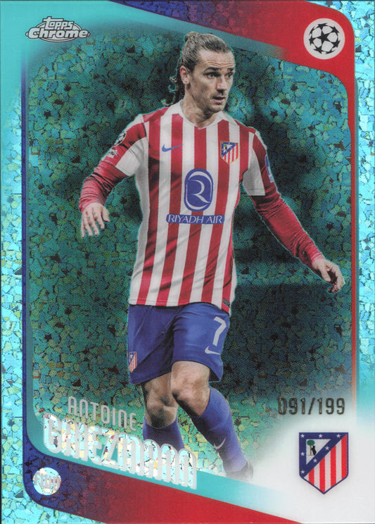 Antoine Griezmann Numbered /199 Topps Chrome UCC
