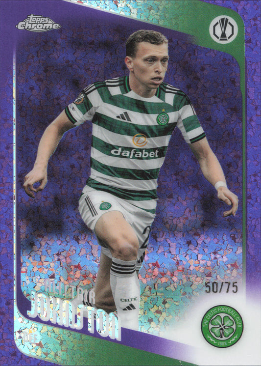 Alistair Johnston Numbered /75 Topps Chrome UCC