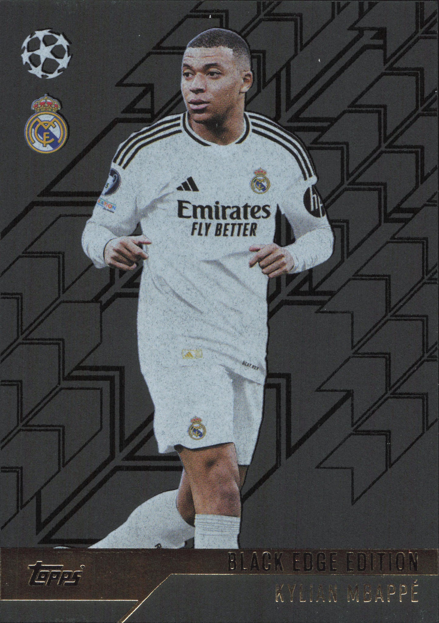 Kylian Mbappe Black Edge Edition Topps Match Attax