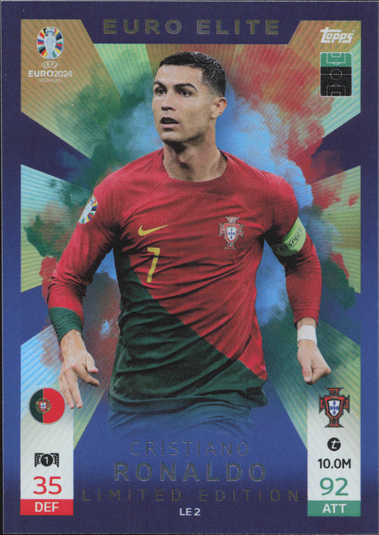 Cristiano Ronaldo Euro Elite Topps Match Attax