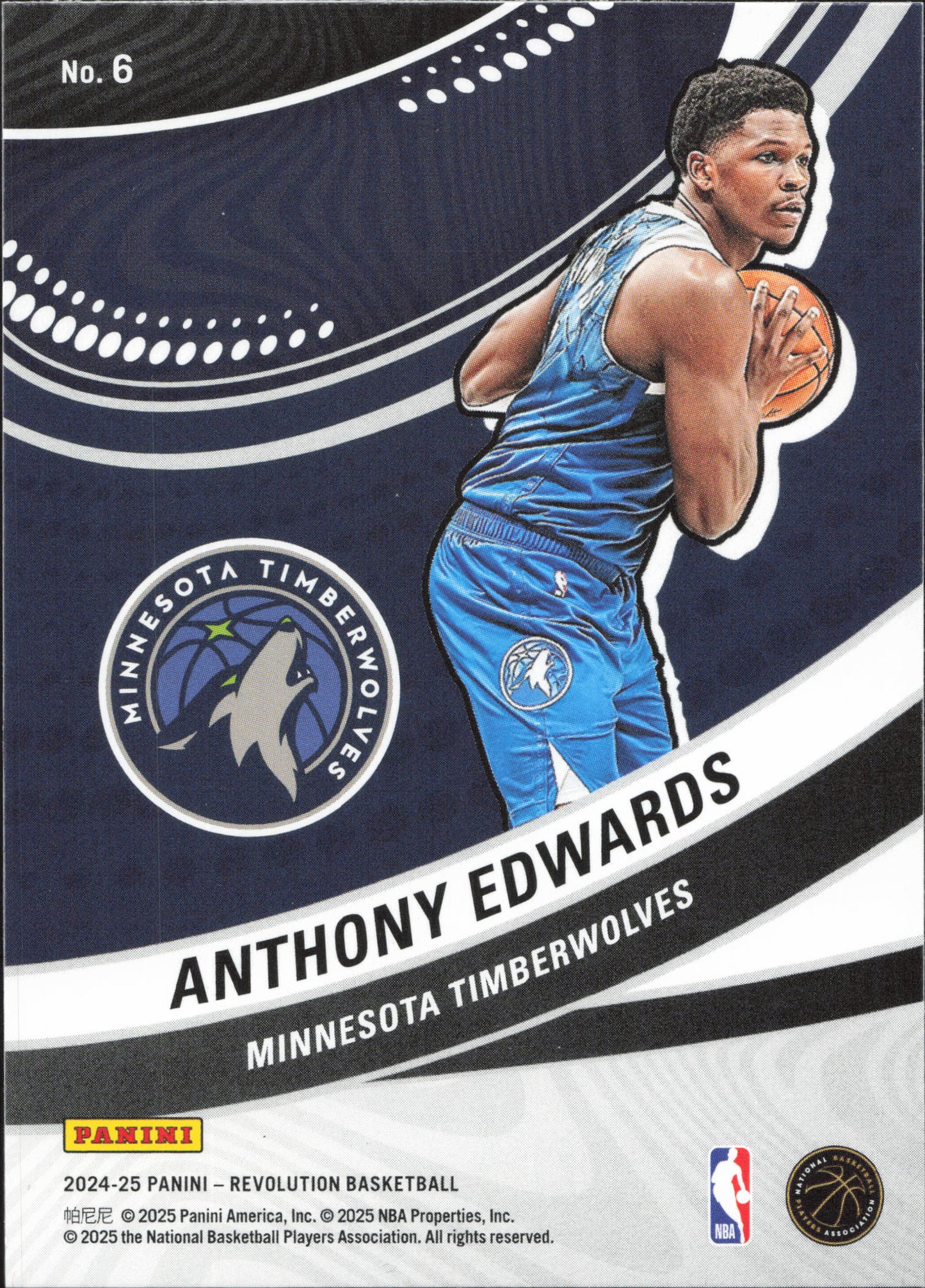 Anthony Edwards Vortex Panini Revolution