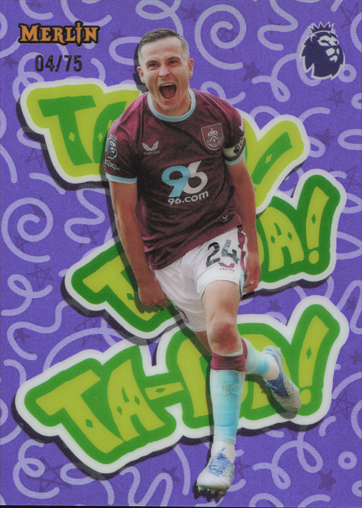 Josh Cullen Ta-Da Numbered /75 Topps Merlin EPL