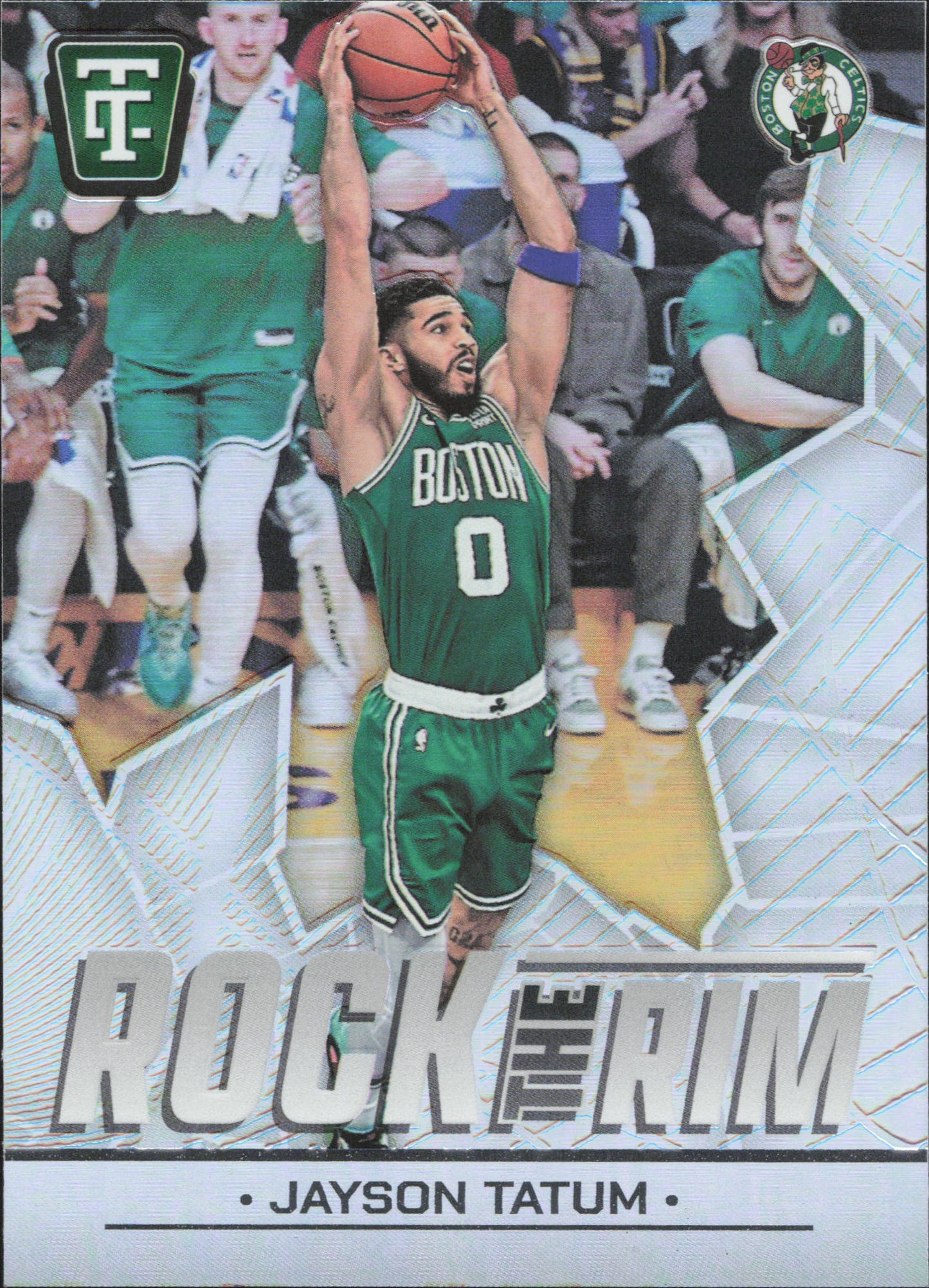 Jayson Tatum Rock The Rim Panini Totally Certified
