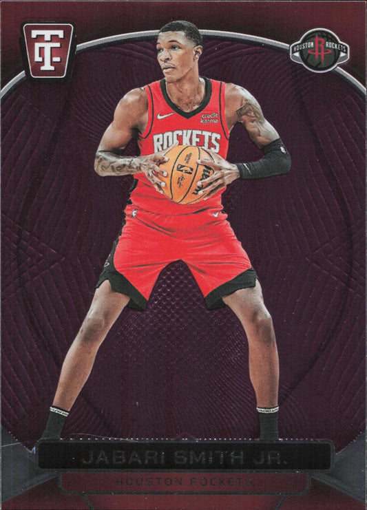 Jabari Smith Jr. Pink Parallel Panini Totally Certified