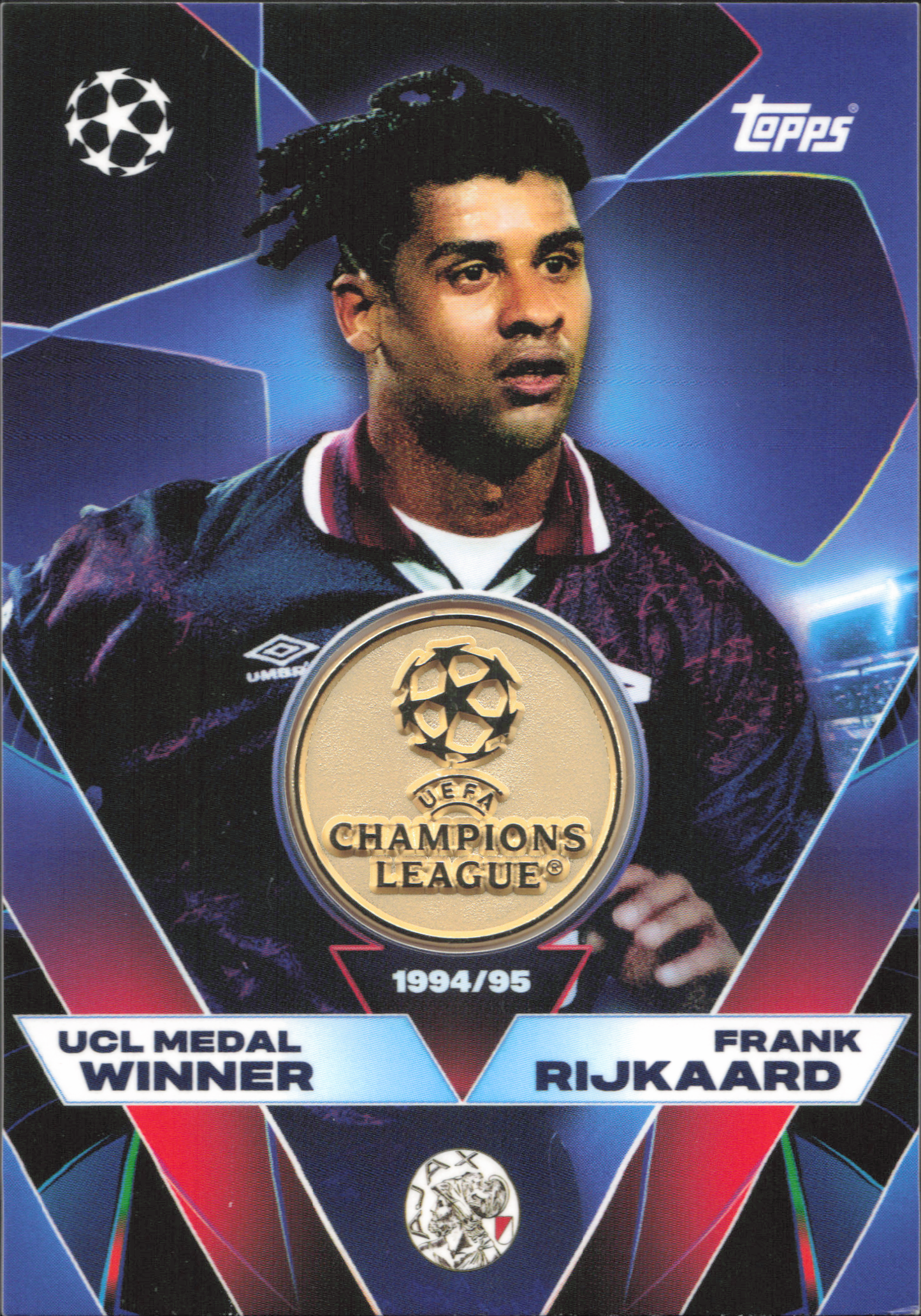 Frank Rijkaard UCL Medal Winner Topps Match Attax