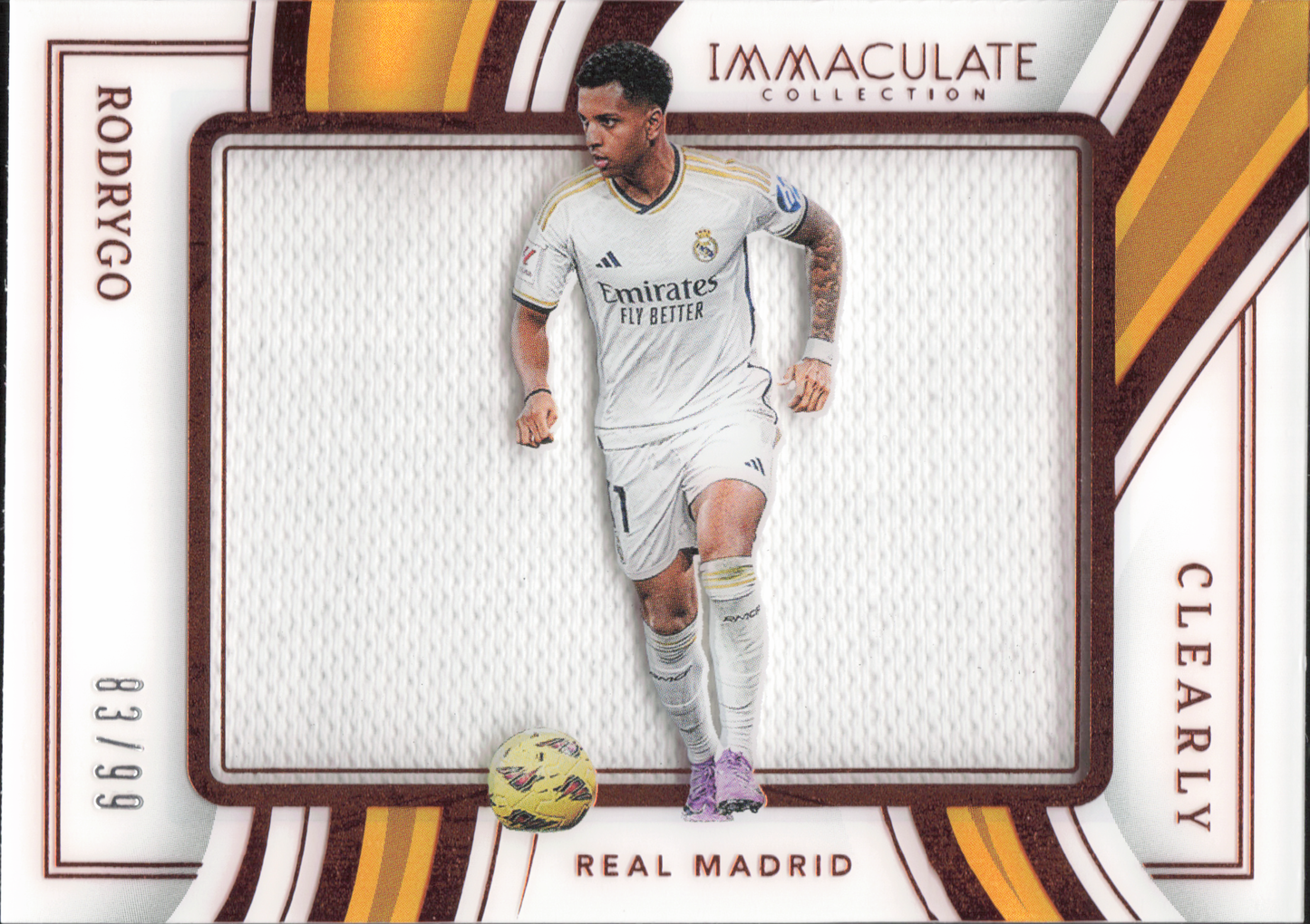 Rodrygo Patch Numbered /99 Panini Immaculate