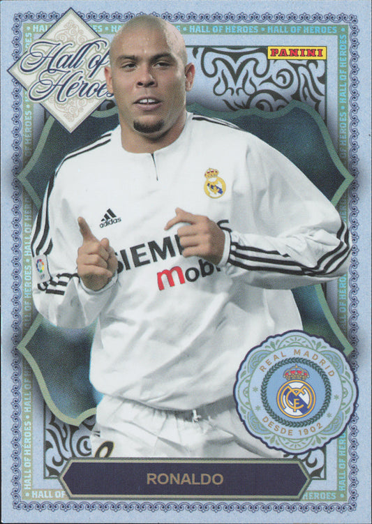 Ronaldo Hall of Heroes Panini Club Real Madrid
