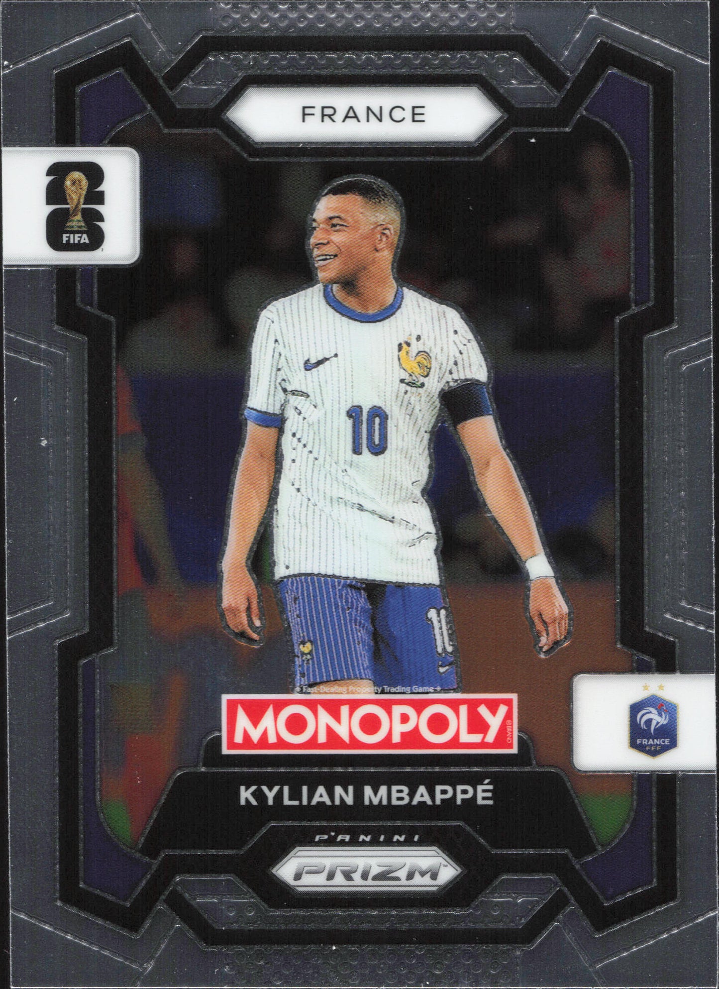 Kylian Mbappe Base Panini Prizm Monopoly World Cup